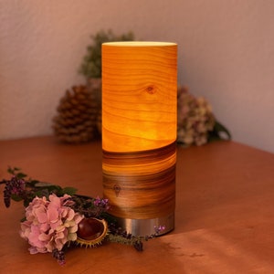 Table lamp | Floor lamp made of real walnut wood