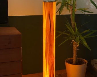 Vloerlamp echt hout