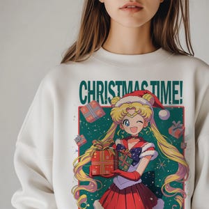 Sailor Moon Christmas Sweater Etsy