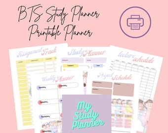 bts planner stickers etsy