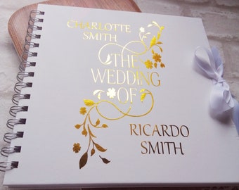 Personalised Vinyl Decal Sticker for Modern DIY Wedding Guest Book Gift, Wedding Decor
