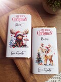 Personalised Christmas Chocolate Bar Gift Great For Stocking Filler, Christmas Eve Box Treat Or As Family Gift