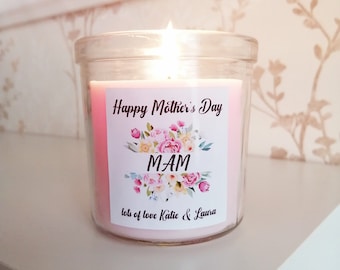 Personalised Mother's Day Candle Label, New Mum Gift, Gift For Mum, Grandma, Mam, Granny, Nan, Nana, Custom Label Sticker