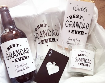 First Fathers Day Gift Box, Personalised Beer Glass, Grandad Present, Dad Christmas Gift, Daddy Gifts, New Dad Gift
