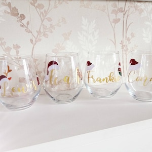 Christmas Personalised Glasses Mug Family Gift