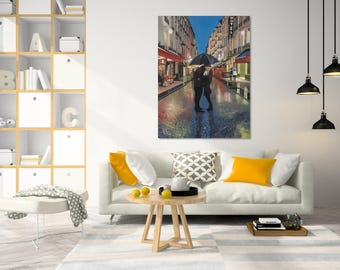 Paris Cityscape Art Print: Romantic French Architecture (Digital Download)
