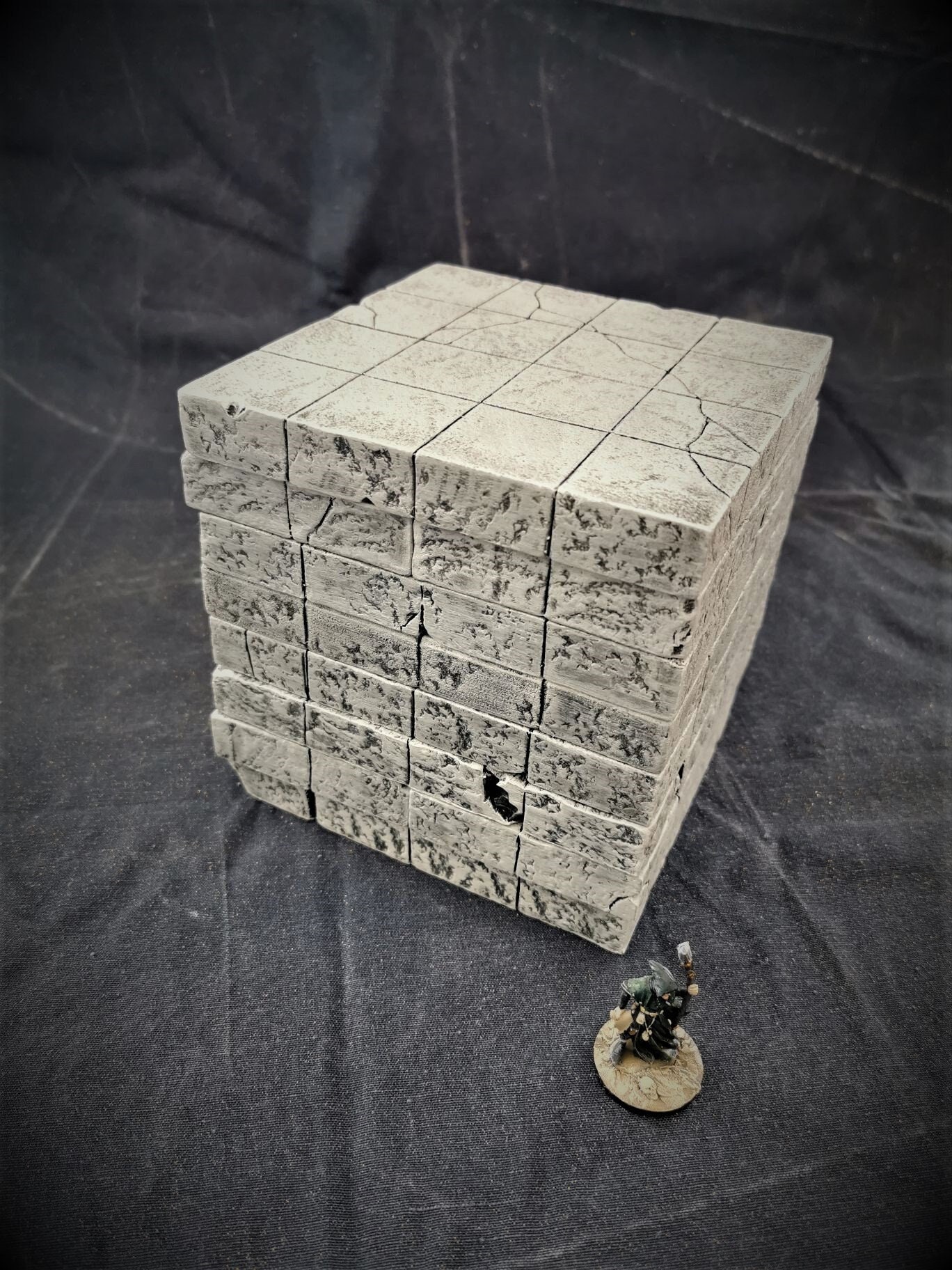 Lot de 10 petits cubes en polystyrène, 6 cm, minis Blocs en