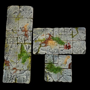 3 Dungeon Corridors – V1 Tile Set (28mm) – Handcrafted 3D Terrain for RPGs