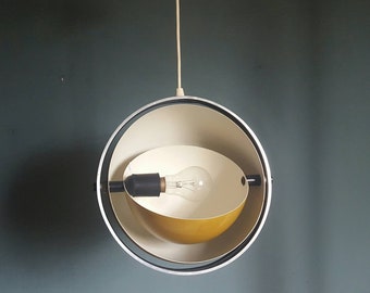 Danish Space Age 'Moon light' ceiling pendant designed by Jørgensen and Buck for Brylle and Jacobsen 'Quality Light Systems', Denmark 1963.