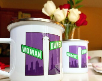 Woman Owned - Camping Mug