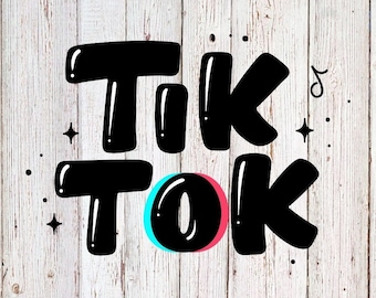 TikTok SVG / PNG / Download istantaneo