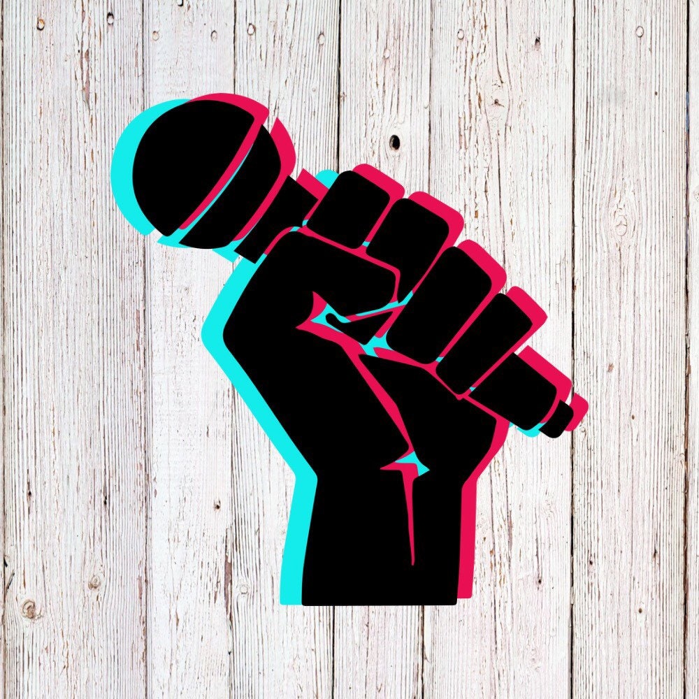 Tiktok Mic SVG PNG Instant Download Etsy