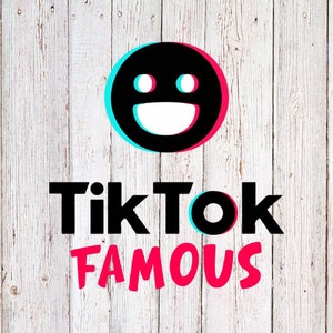 TikTok Famous SVG | PNG | Instant Download