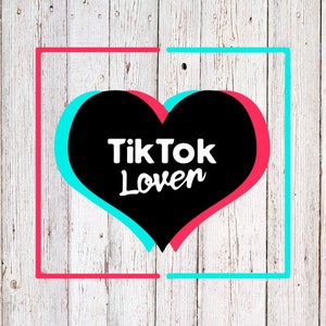 TikTok Lover SVG | PNG | Instant Download