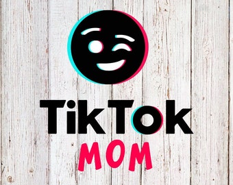 TikTok Mom SVG | PNG | Instant Download