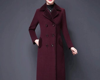 Women Trench Coatvintage Trench Coatwomens Long Trench - Etsy