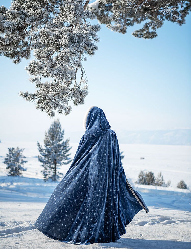 Women Winter Cloak With Hoodcapes With Hoodvintage Magic Etsy