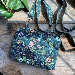 Handmade Floral Crossbody Bag