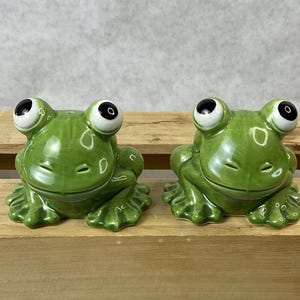 Vintage Pair of Popped Eyed Salt and Pepper Shakers (2)