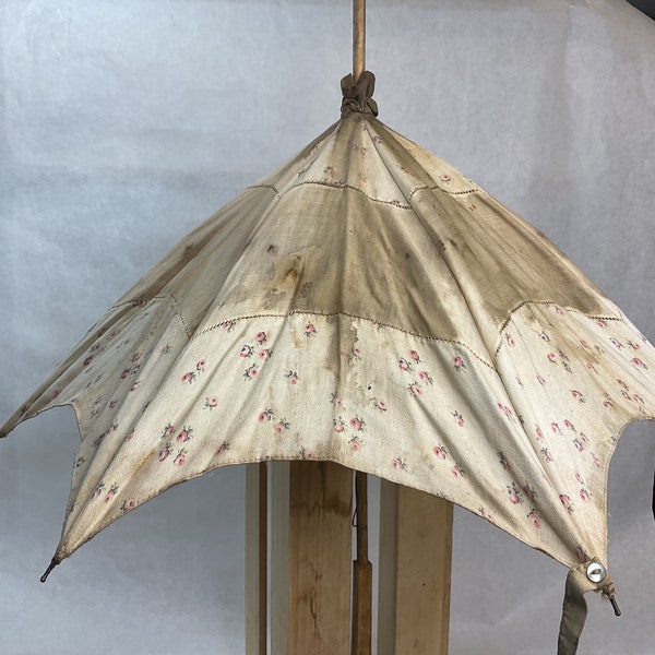 Antique Country Cloth Parasol