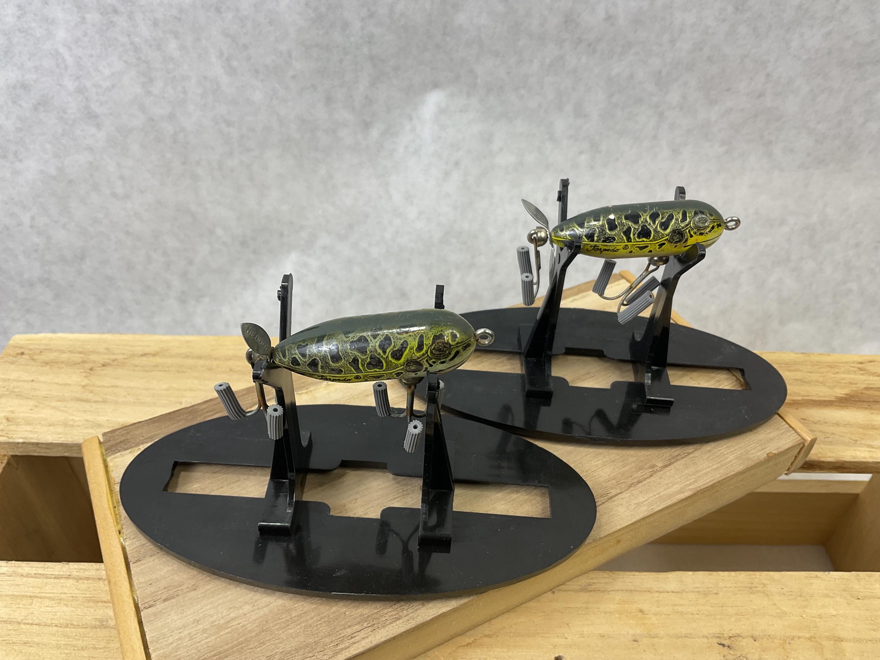 VINTAGE HEDDON TINY Torpedo Fishing Lure 2 Inch Frog Plus Other