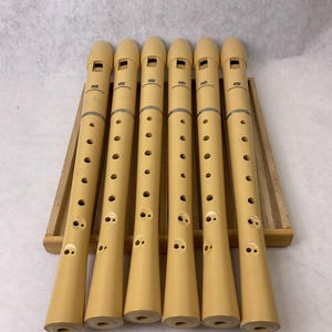 Vintage MIE Renaissance Ivory Color Recorders (6) - Etsy