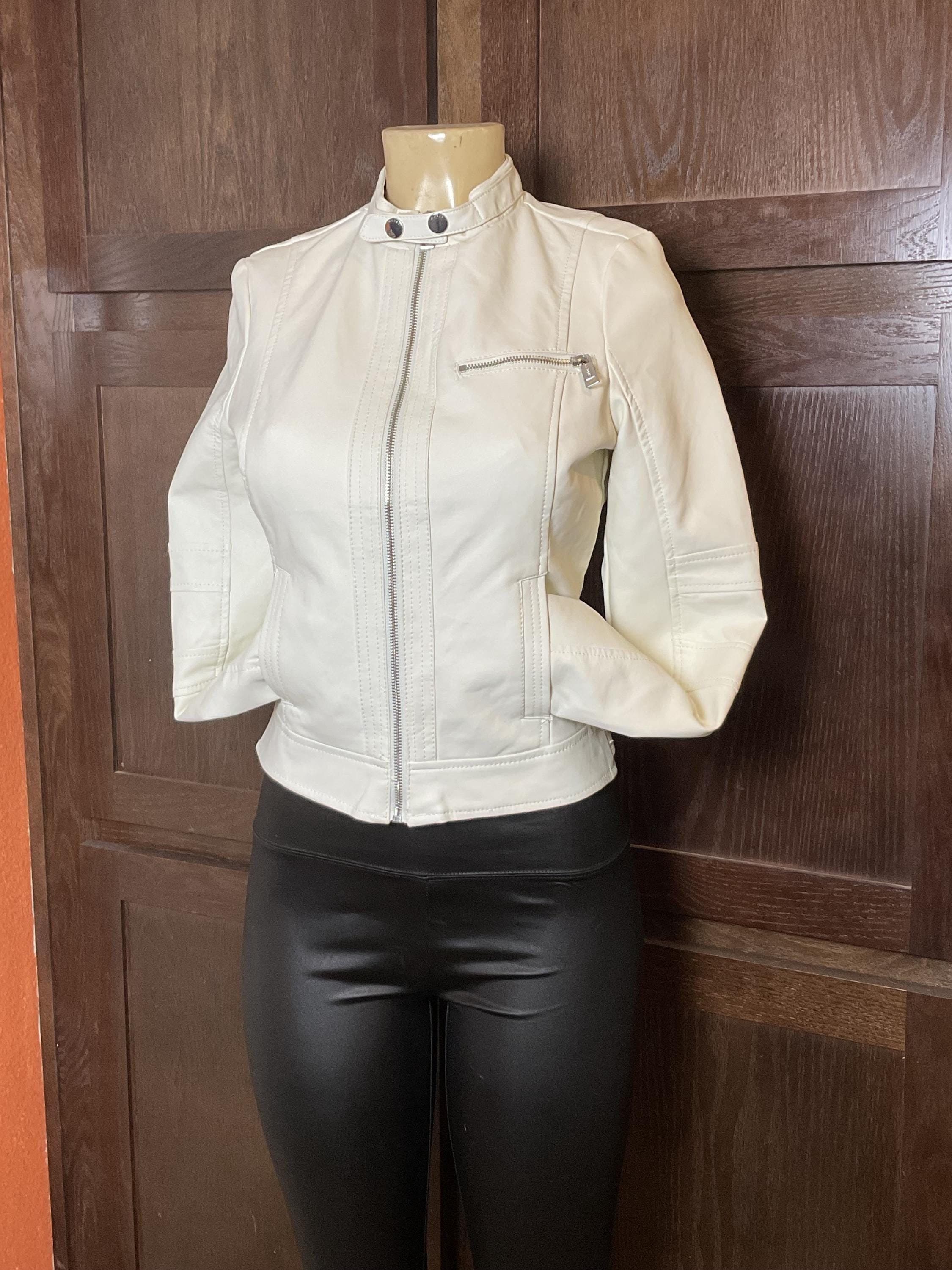 vintage guess革ジャン Vintage Guess USA 1981 Leather Jacket (Size M) — RootsBK