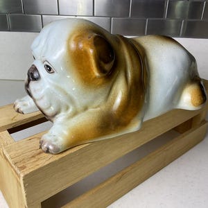 Vintage Bulldog Ceramic - Etsy