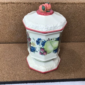 Vintage Avon Sugar Dish &quot;Sweet Country Harvest Collection&quot;