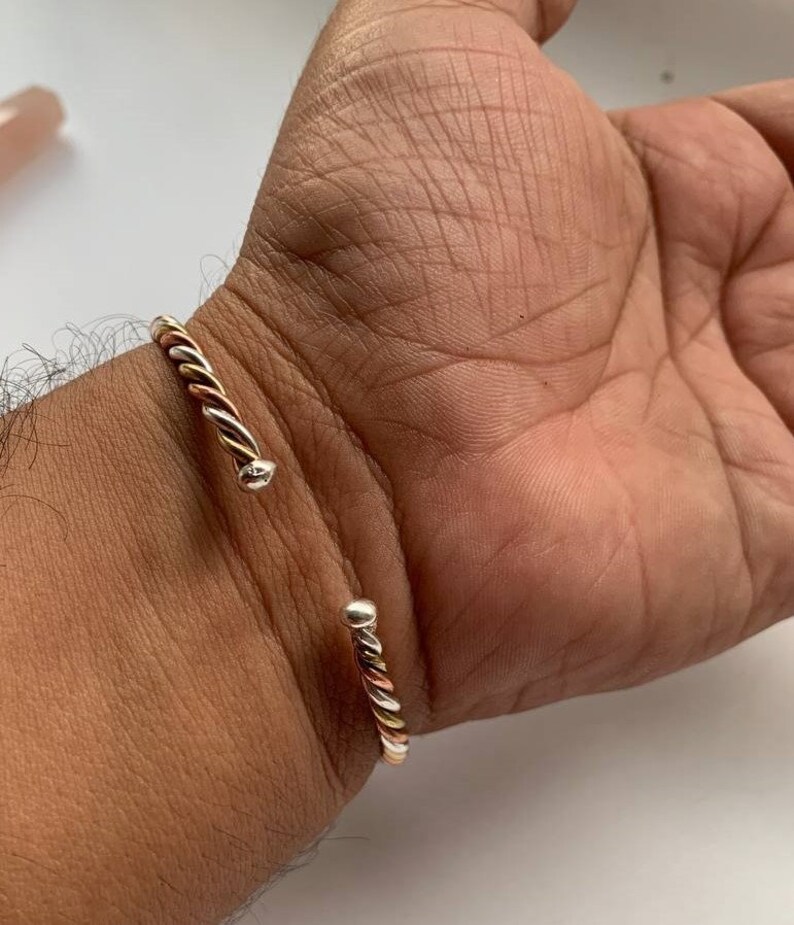 Kriya Kundalini Bracelet 3 Metal Astrological Bangle Yoga Etsy