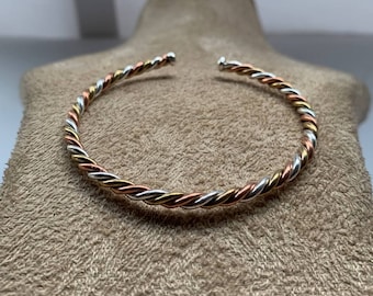 Kriya Kundalini Bracelet 3 Metal Astrological Bangle Yoga Braclet