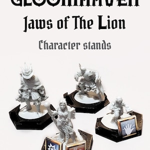 Gloomhaven / Jaws of the Lion - character stand different colors - 1 pieces