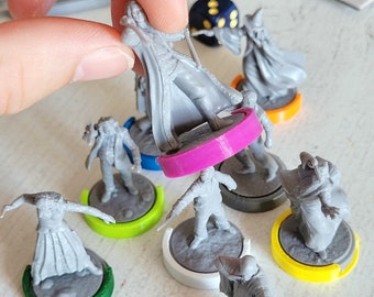 Talisman : édition Harry Potter - supports pour figurines - ensemble de 9 pièces