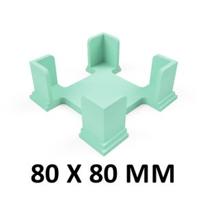 Kartenhalter für 80 x 80 mm Quadrate groß (Karten in Hüllen passen auch)
