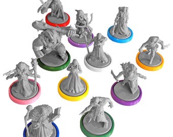 Talisman The Magical Quest Jeu 5 édition. - supports pour figurines - 15 pièces