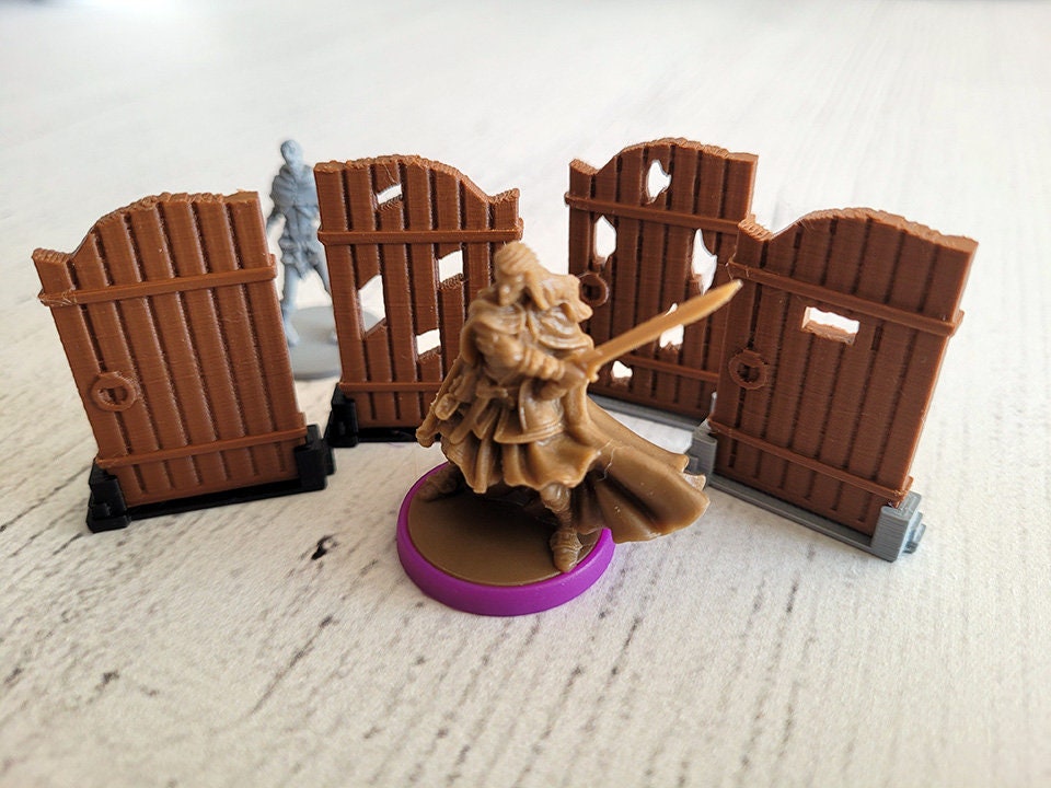 Zombicide Descent Door Board Game SET Etsy