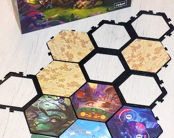 Les Chroniques d'Avel - porte-hexagones 15 pièces - 1 jeu