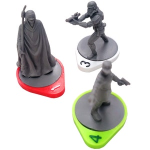 Star Wars: Imperial Assault holders for figures - 16 pieces with the numbering from 1 to 4 - 1 set