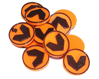 Camp - 12 jetons colorés pour Terraformer Mars