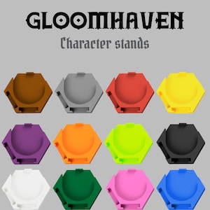 Gloomhaven - character stand different colors - 1 pieces