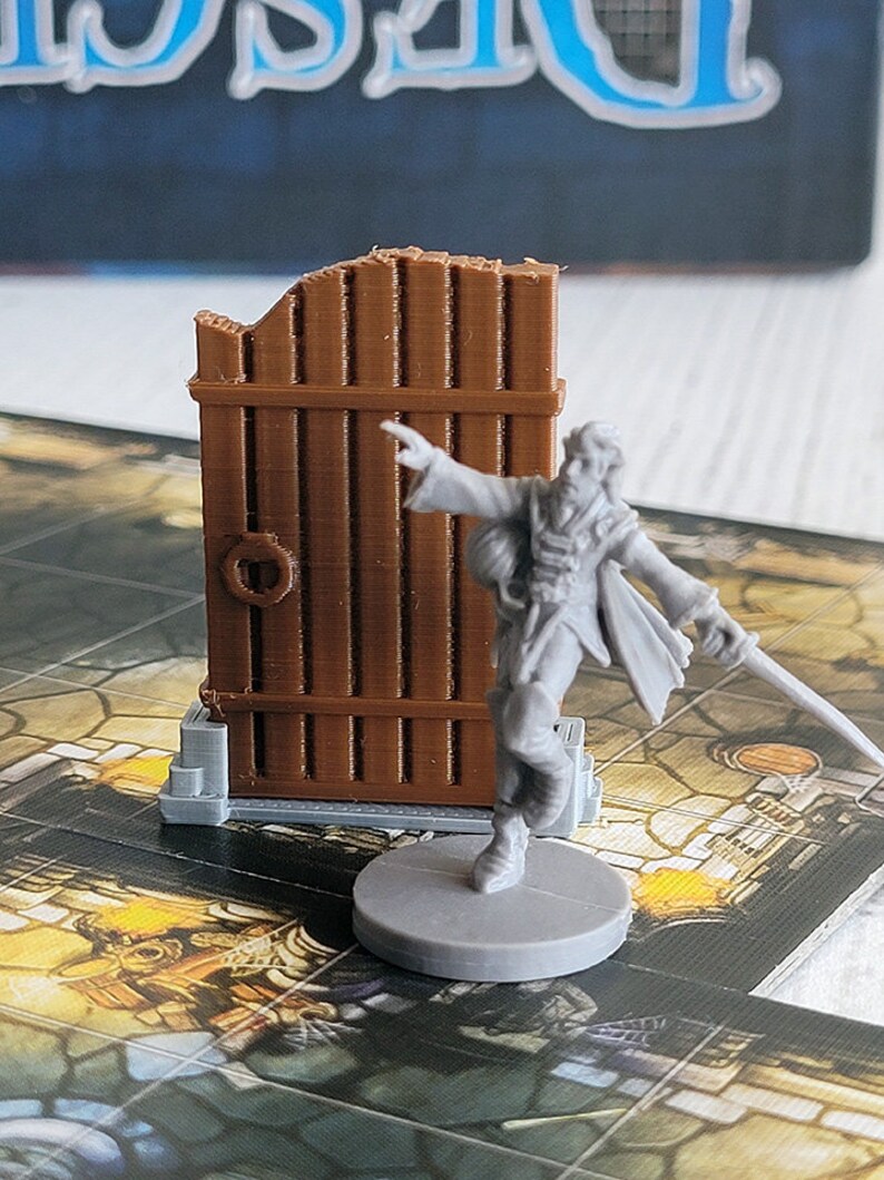Zombicide Descent Door Board Game SET Etsy