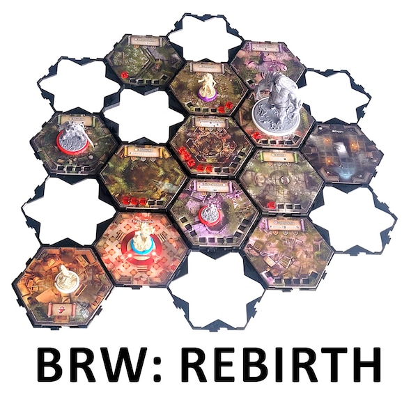 Black Rose Wars: Rebirth 3-Level-Tiles-Halter - 23 Stück - 1 Set