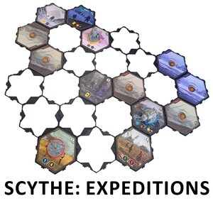 Scythe sequel: Expeditions tile holders - 20 pieces
