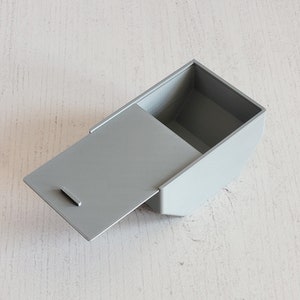 Token coins game piece organizer container with lid for board games elements