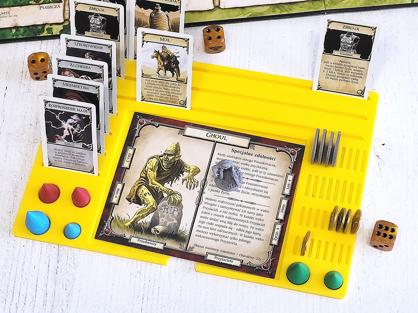 Player Board Organizer for Talisman 