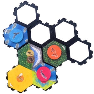 Cascadia Holders for the habitat tiles - set of 12 pieces