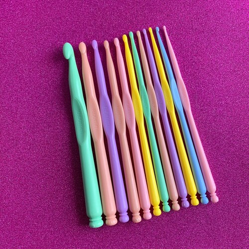 Tunisian/afghan Hook Set of 11 Crochet Hooks From 2 Mm to 8 Etsy