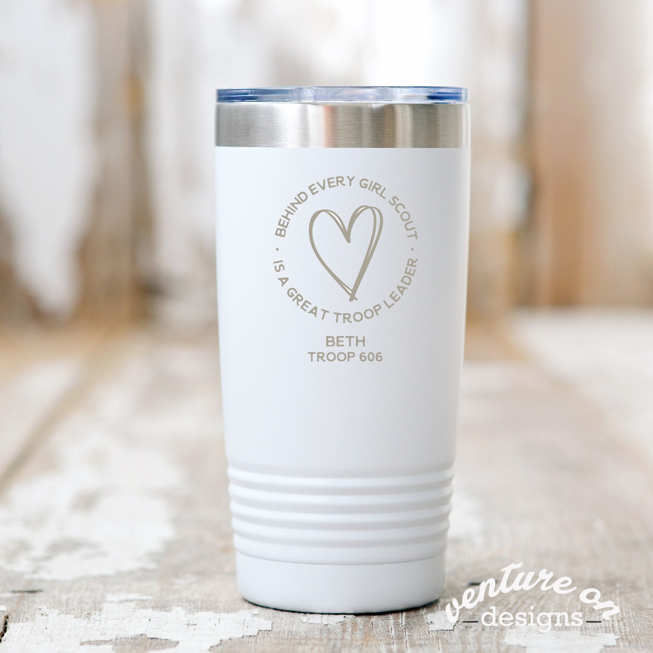 Personalized Girl Scout Troop Leader Tumbler Troop Leader - Etsy