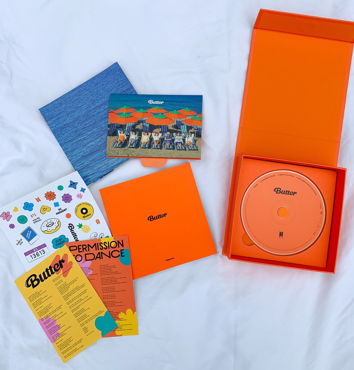 Official BTS Butter Peaches Album No Photocard or Message Etsy