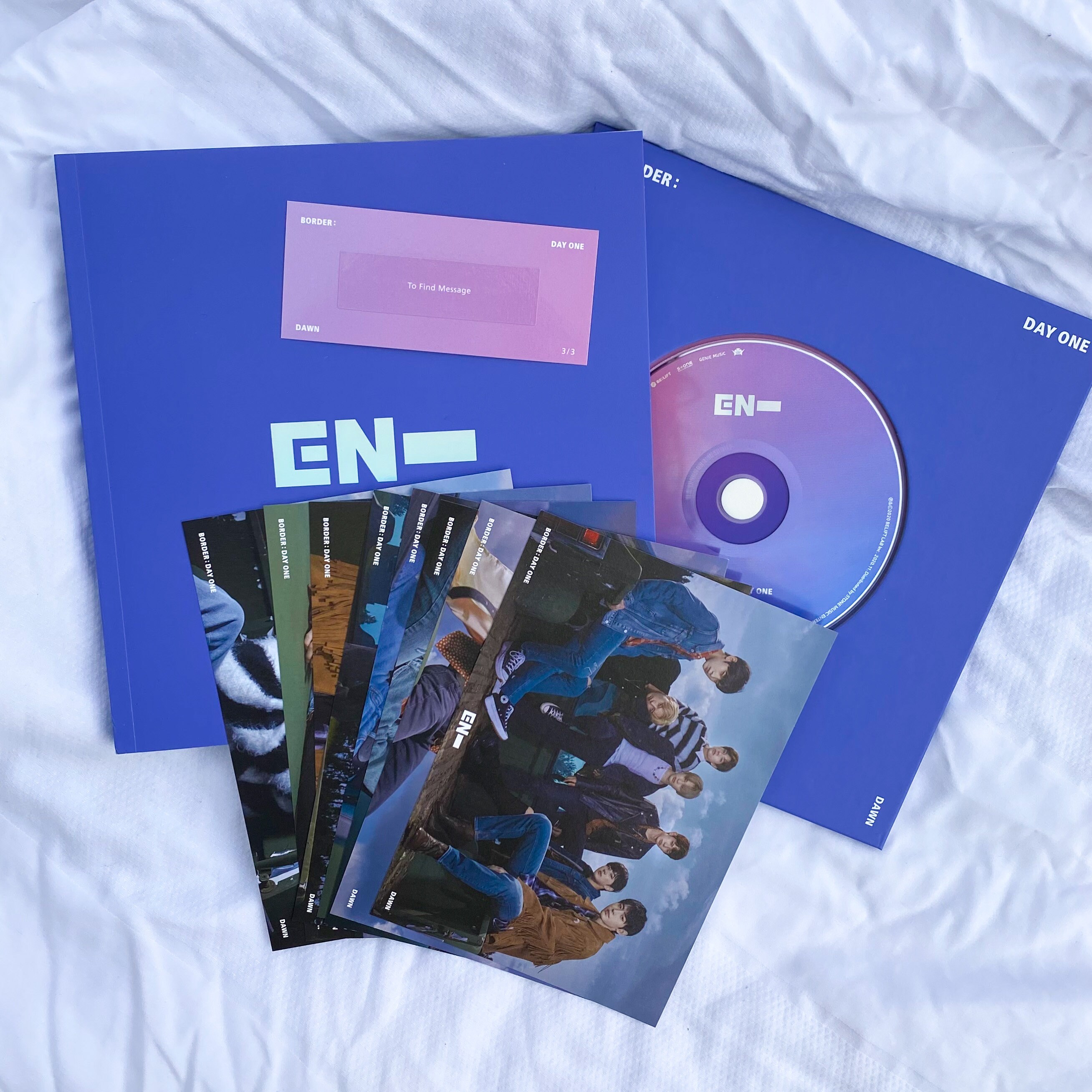 Official Enhypen Border Day Dawn Version No Photocards See Etsy